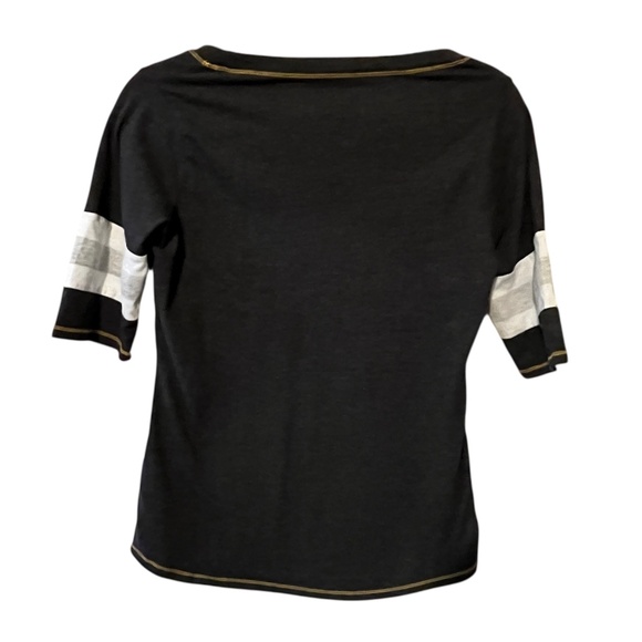 Iowa Hawkeyes Knight Apparel Women's Jersey Raglan T-Shirt - Heather Gray - Smal - Picture 2 of 6